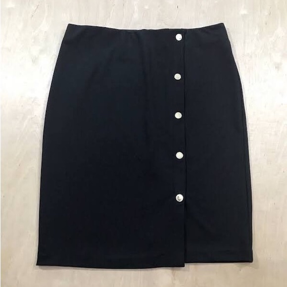 Andrew Marc Dresses & Skirts - Black Skirt with Buttons
